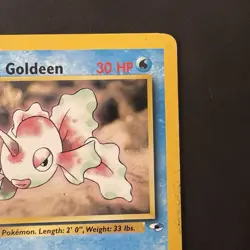 Pokemon Vintage 1st edition Non-Holo Rare Misty's Goldeen Gym Heroes 30/132 WotC - Image 3