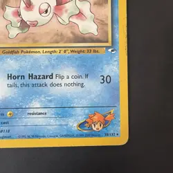 Pokemon Vintage 1st edition Non-Holo Rare Misty's Goldeen Gym Heroes 30/132 WotC - Image 4