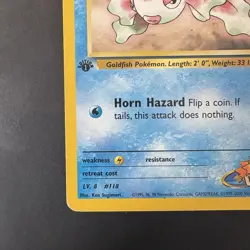 Pokemon Vintage 1st edition Non-Holo Rare Misty's Goldeen Gym Heroes 30/132 WotC - Image 5