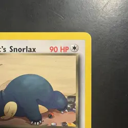 Pokemon TCG Vintage Rocket’s Snorlax Non Holo Rare 33/132 Gym Heroes WotC - Image 3