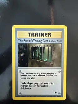 Pokemon Gym Heroes Trainer The Rockets Training Gym 104/132 NM - Image 1