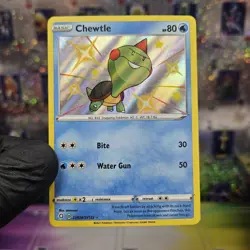 Chewtle SV028/SV122 SWSH: Shining Fates: Shiny Vault Holo Pokemon TCG 2021 - Image 1