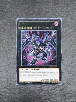 YuGiOh! Dark Rebellion Xyz Dragon WIRA - Error Misprint Name Shift 1st Ed NM - Image 1