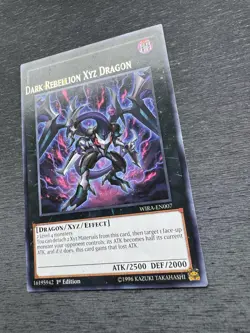YuGiOh! Dark Rebellion Xyz Dragon WIRA - Error Misprint Name Shift 1st Ed NM - Image 4