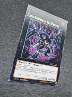 YuGiOh! Dark Rebellion Xyz Dragon WIRA - Error Misprint Name Shift 1st Ed NM - Image 5