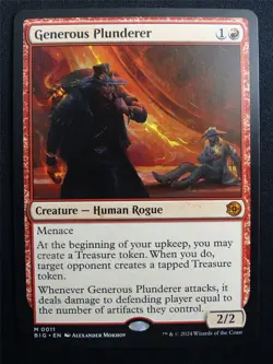 Generous Plunderer - BIG - Mtg Card #3FR - Image 1
