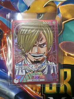 One Piece Card Game Sanji Leader Parallel PRB01-001 Japanese - Image 1