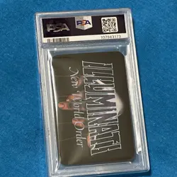 1995 Illuminati NWO Assassins Enough is Enough Trump Card PSA 6 - Image 4