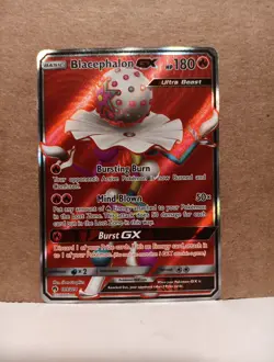 (NM) Blacephalon GX Full Art 199/214 Lost Thunder Pokemon Card - Image 1