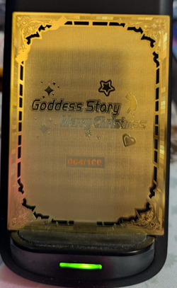 Ochako Hero Academia #064/200 Waifu Premium Metal Card Anime Goddess Story - Image 2