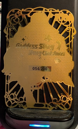 Noshiro Azur Lane #54/200 Waifu Gold Premium Metal Card Anime Goddess Story - Image 2