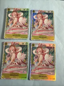 X4 Shirahoshi EB01-057 SR ONE PIECE Tcg Card Game NM Yellow Reprint - Image 1