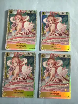 X4 Shirahoshi EB01-057 SR ONE PIECE Tcg Card Game NM Yellow Reprint - Image 2
