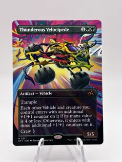 Thunderous Velocipede 0317 Borderless Aetherdrift DFT MTG NM - Image 1