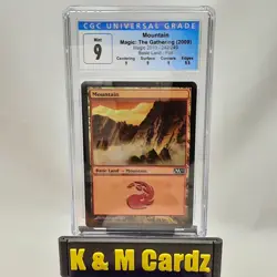 MTG - M10 - Mountain - Foil - Graded - CGC 9 - Image 1