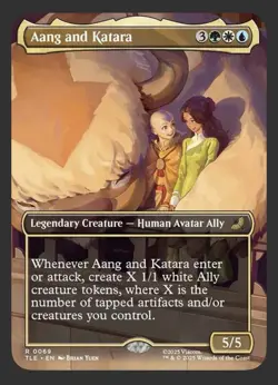Magic: The Gathering Avatar TLA Borderless Foil Scene Tea Time At Jasmine Dragon - Image 3