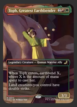 Magic: The Gathering Avatar TLA Borderless Foil Scene Tea Time At Jasmine Dragon - Image 4