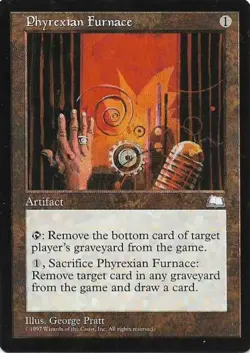 MTG. TGC CCG. Magic The Gathering - Phyrexian Furnace. Excellent. Vintage. - Image 1