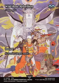 Counterspell "Wild Rose Rebellion" - Foil Showcase FCA NM MTG - Image 1