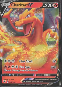 Pokemon TCG - Charizard V 019/189 Holo Rare V Darkness Ablaze - 1069 - Image 1