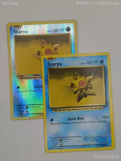 Staryu 30/108 Rev Holo + Normal XY Evolutions Pokemon TCG 2016 - Image 1