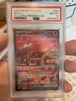 PSA 10 Mew ex SVP 053 English Black Star Promo Pokemon TCG - Image 1