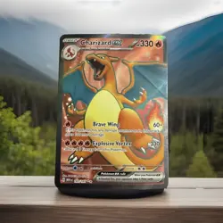 Charizard EX 183/165 Ultra Rare Full Art Scarlet & Violet Pokemon 151 English - Image 1