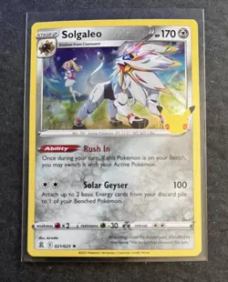 2021 Pokemon TCG Celebrations Solgaleo 021/025 Lunala Cosmoem Cosmog 4Total - Image 3