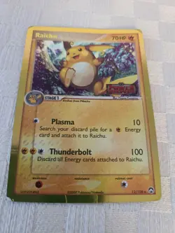 Pokemon Raichu Ex Power Keepers Holo Rare 12/108 - Image 1