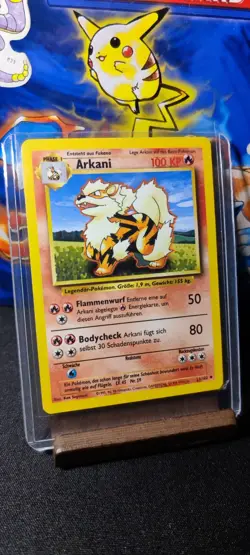 (Ex) 🐾 Arkani 24/102 Basis Set Rare Pokemon Karten TCG Deutsch 🇩🇪 - Image 1