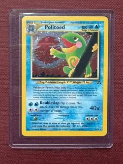 Politoed 8/75 Pokemon Neo Discovery Holo LP - Image 1