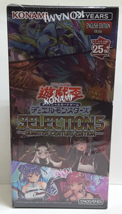 Yugioh Asia English Selection 5: Quarter Century Edition Booster Box NEW SEALED - Image 1