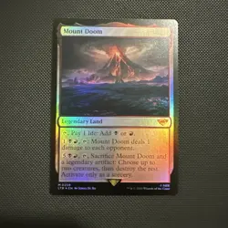 Mount Doom (258) The Lord of the Rings: Tales of Middle Earth LTR MTG Magic FOIL - Image 1