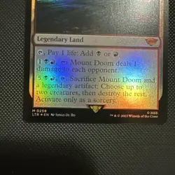 Mount Doom (258) The Lord of the Rings: Tales of Middle Earth LTR MTG Magic FOIL - Image 2