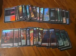 49x Magic The Gathering MTG Avatar the Last Airbender Land and Token card lot - Image 1