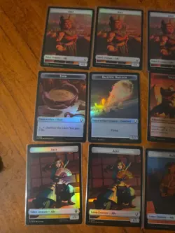 49x Magic The Gathering MTG Avatar the Last Airbender Land and Token card lot - Image 2