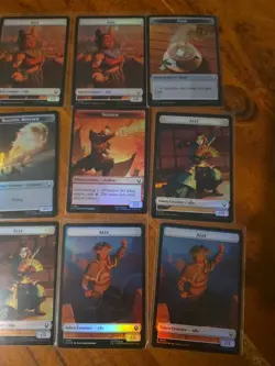 49x Magic The Gathering MTG Avatar the Last Airbender Land and Token card lot - Image 3