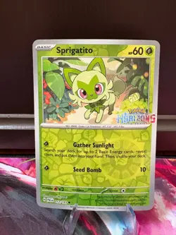 [REVERSE HORIZON Stamped] Sprigatito 012/193 - Pokemon SV02: Paldea Evolved -NM - Image 1
