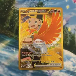 Pokemon TCG: Ethans Ho-oh EX 239/182 Destined Rivals Full Art Hyper Rare Gold NM - Image 1