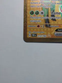 Carte Pokemon Vert-de-fer Ex 213/162 Force Temporelle Gold - Image 5
