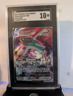 PSA 10 Rayquaza Vmax TG20/TG30 Silver Tempest Trainer Gallery POKEMON - Image 1