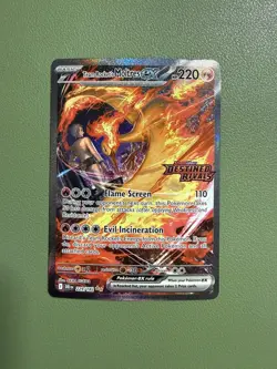 Pokemon Team Rockets Moltres EX UPC Empty box with Promos & Accessories NO PACKS - Image 4