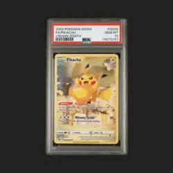 Pokemon Pikachu Crown Zenith Galarian Gallery Ultra Rare Holo PSA 10 - Image 2