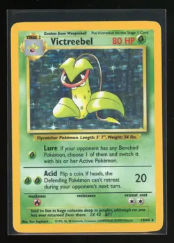 Victreebel 14/64 Holo Rare Jungle No Symbol Pokemon LP - Image 1