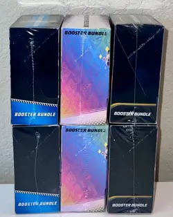 Pokemon Booster Bundle Lot of 6 Prismatic Evolution, Phantasmal, Black Bolt - Image 4