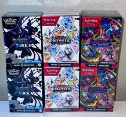Pokemon Booster Bundle Lot of 6 Prismatic Evolution, Phantasmal, Black Bolt - Image 5