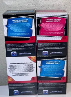 Lot Of 4 Pokemon TCG 2x Black Bolt, White Flare, Surging Sparks Booster Bundles - Image 3