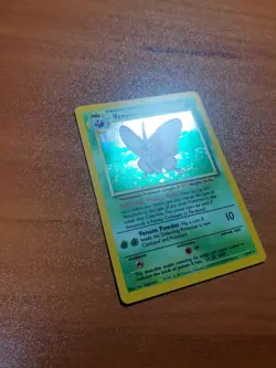Pokemon Card - Error Venomoth Jungle 13/64 Holo Rare No Set Symbol Misprint LP - Image 2