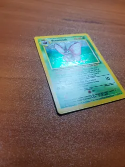 Pokemon Card - Error Venomoth Jungle 13/64 Holo Rare No Set Symbol Misprint LP - Image 3