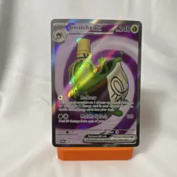Pokemon Sinistcha ex 189/167 Sv06 Twilight Masquerade 240HP Ultra Rare Holo - Image 2